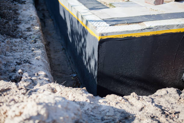 Residential Waterproofing installation at a Lexington, IL home by SJ Waterproofing Pros